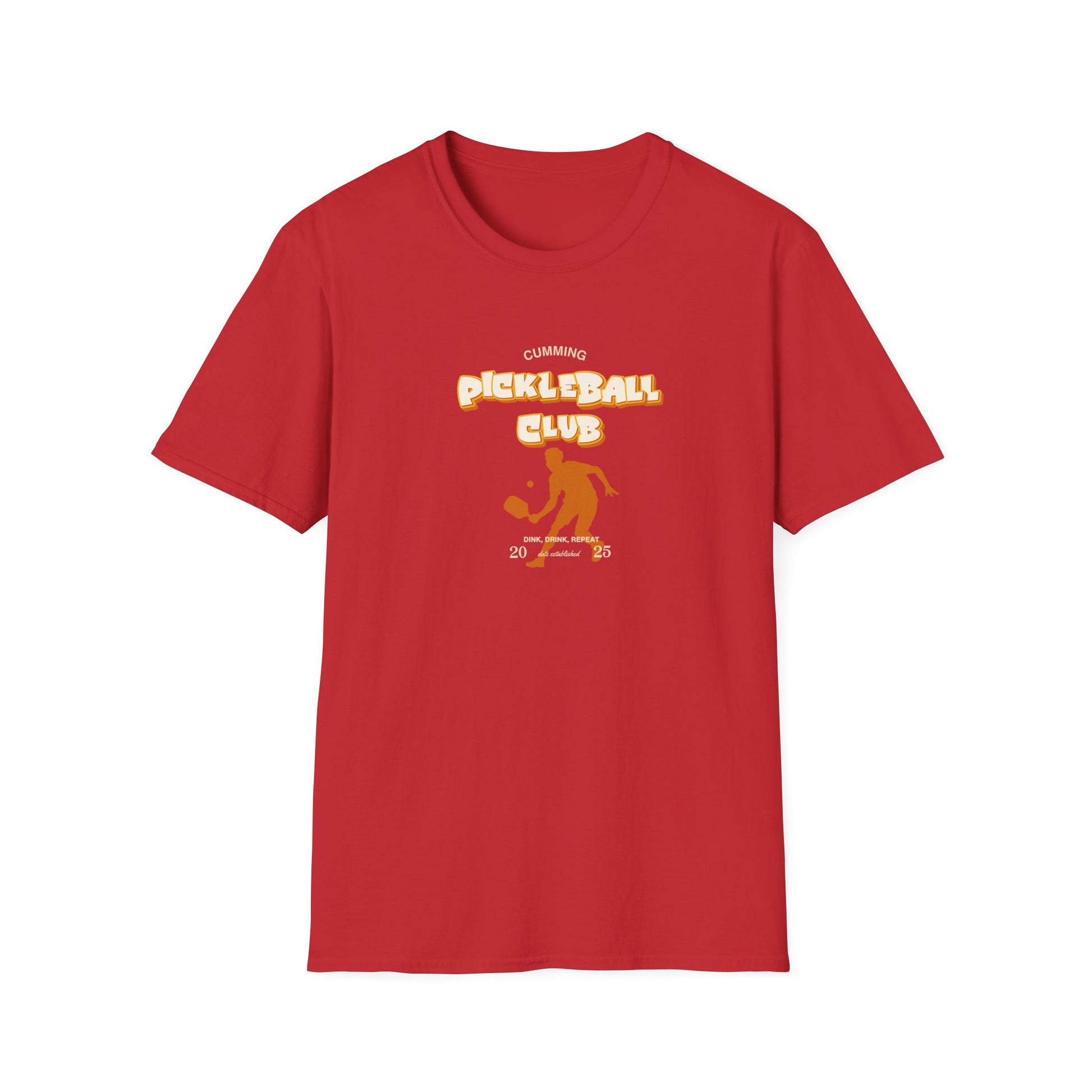 Pickleball Club Unisex Softstyle T-Shirt - Sporty & Fun Apparel for Pickleball Enthusiasts