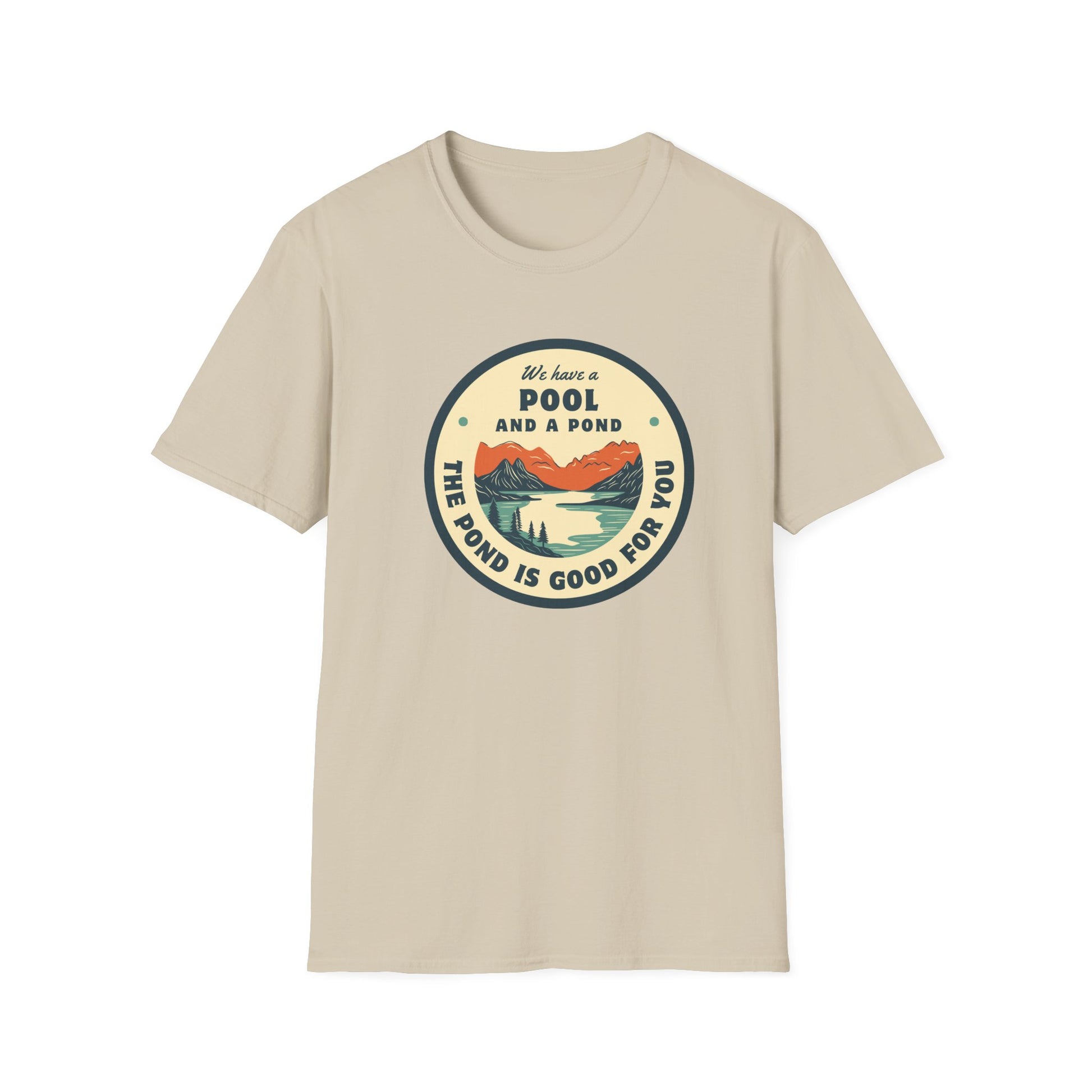 Retro Pool & Pond Adventure Unisex Softstyle T-Shirt