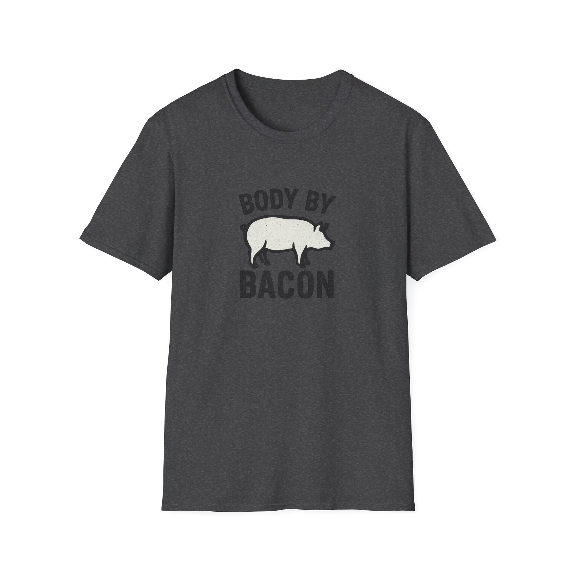 Body by Bacon Unisex T-Shirt, Casual Tee, Funny Gift, Foodie Apparel, Everyday Wear, Humor Shirt