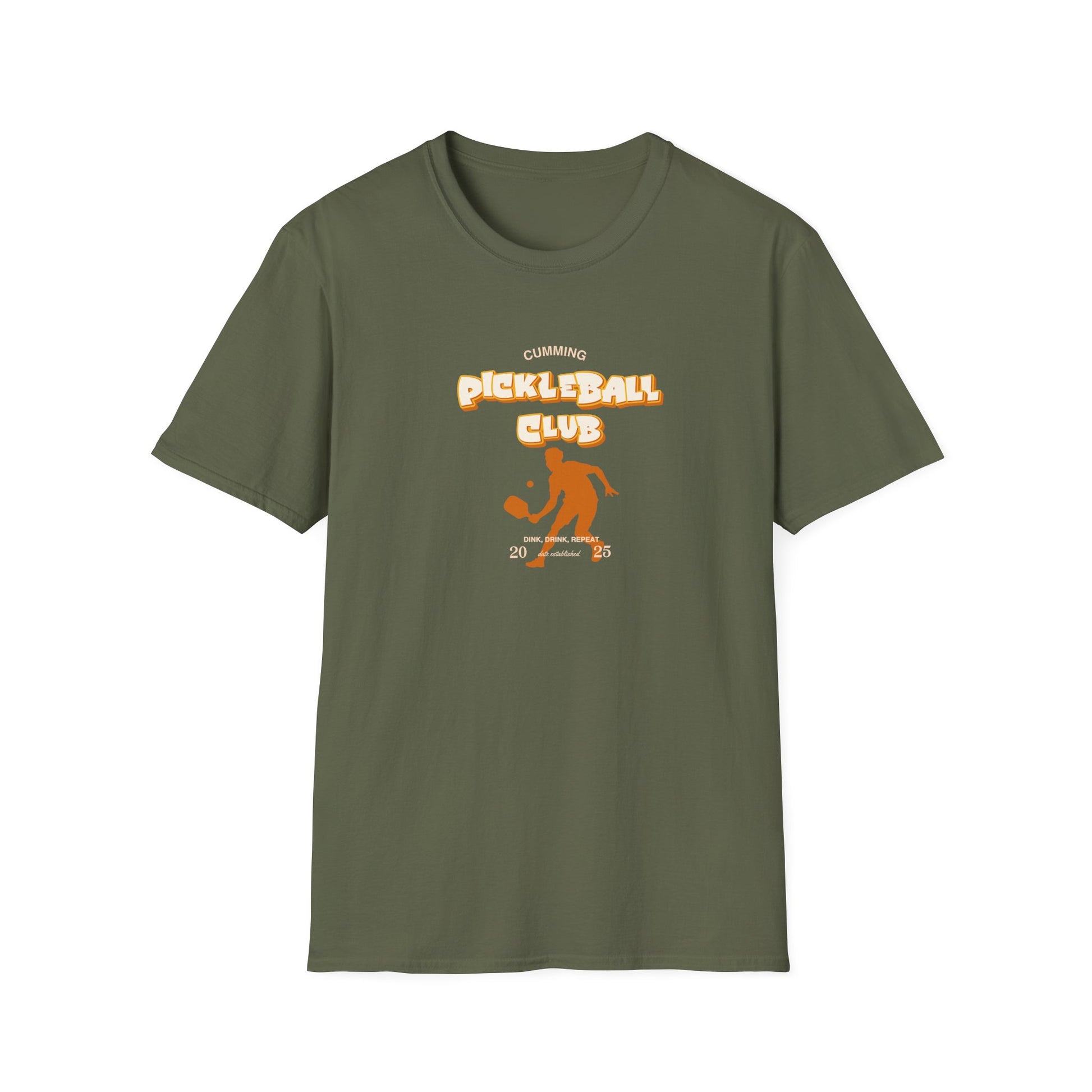 Pickleball Club Unisex Softstyle T-Shirt - Sporty & Fun Apparel for Pickleball Enthusiasts