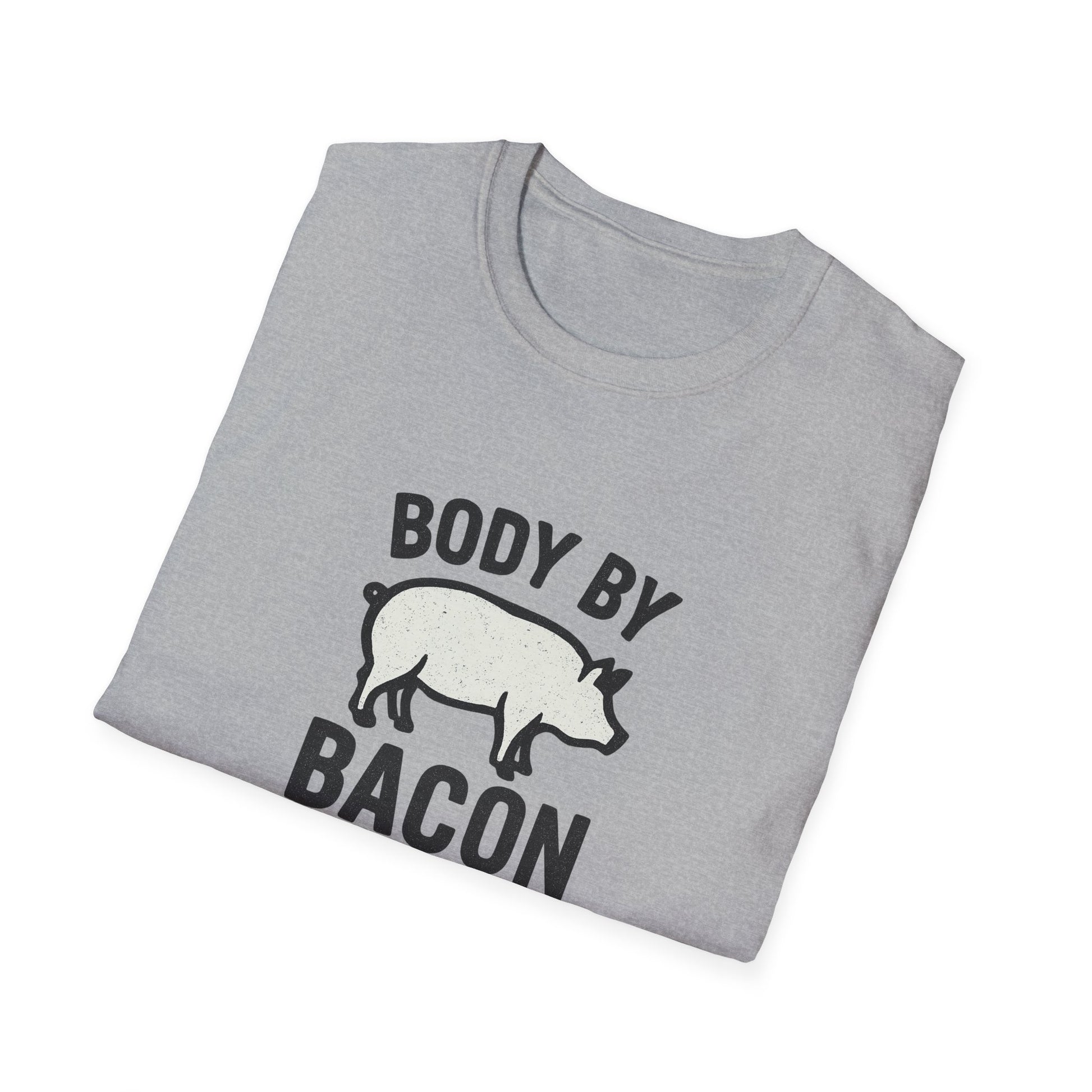 Body by Bacon Unisex T-Shirt, Casual Tee, Funny Gift, Foodie Apparel, Everyday Wear, Humor Shirt