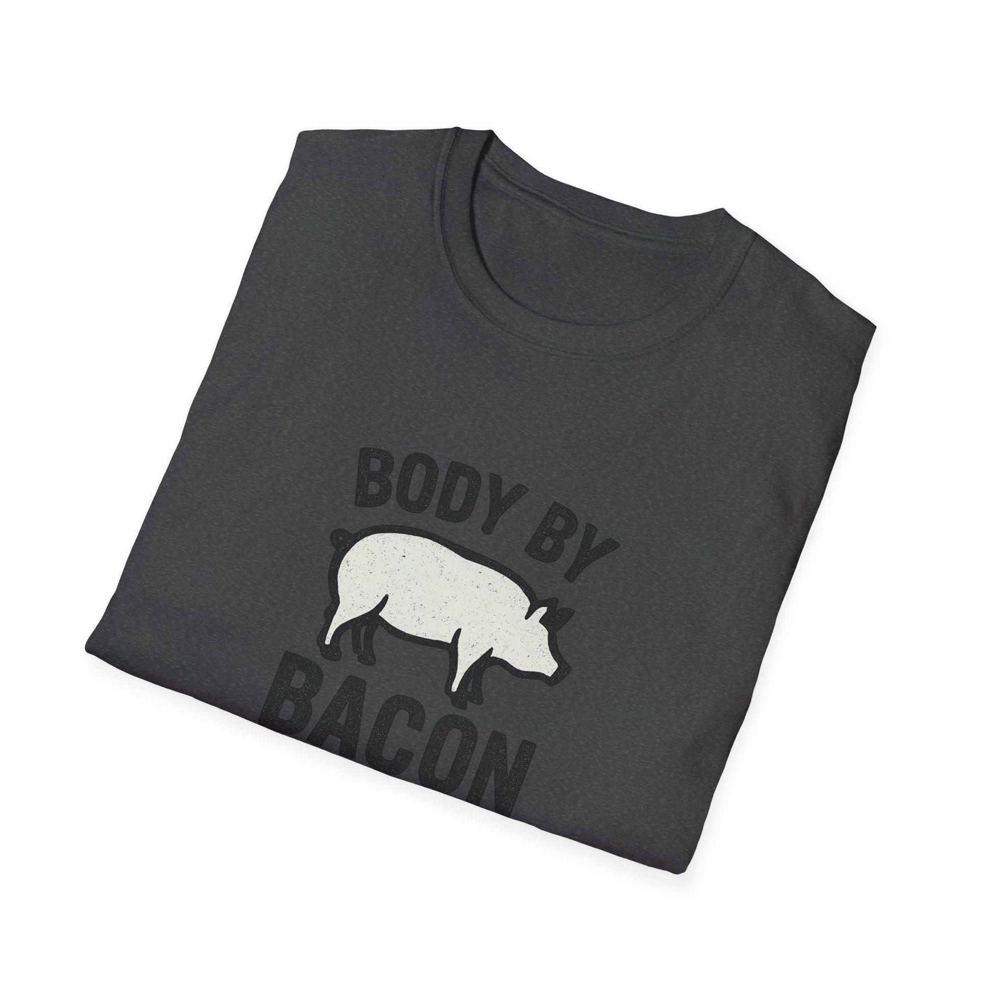 Body by Bacon Unisex T-Shirt, Casual Tee, Funny Gift, Foodie Apparel, Everyday Wear, Humor Shirt