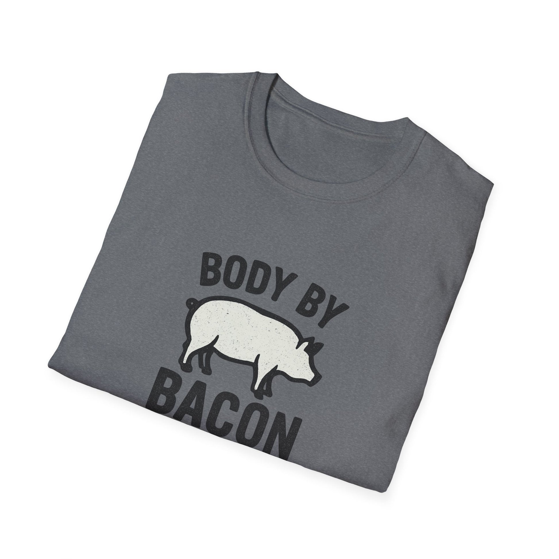 Body by Bacon Unisex T-Shirt, Casual Tee, Funny Gift, Foodie Apparel, Everyday Wear, Humor Shirt