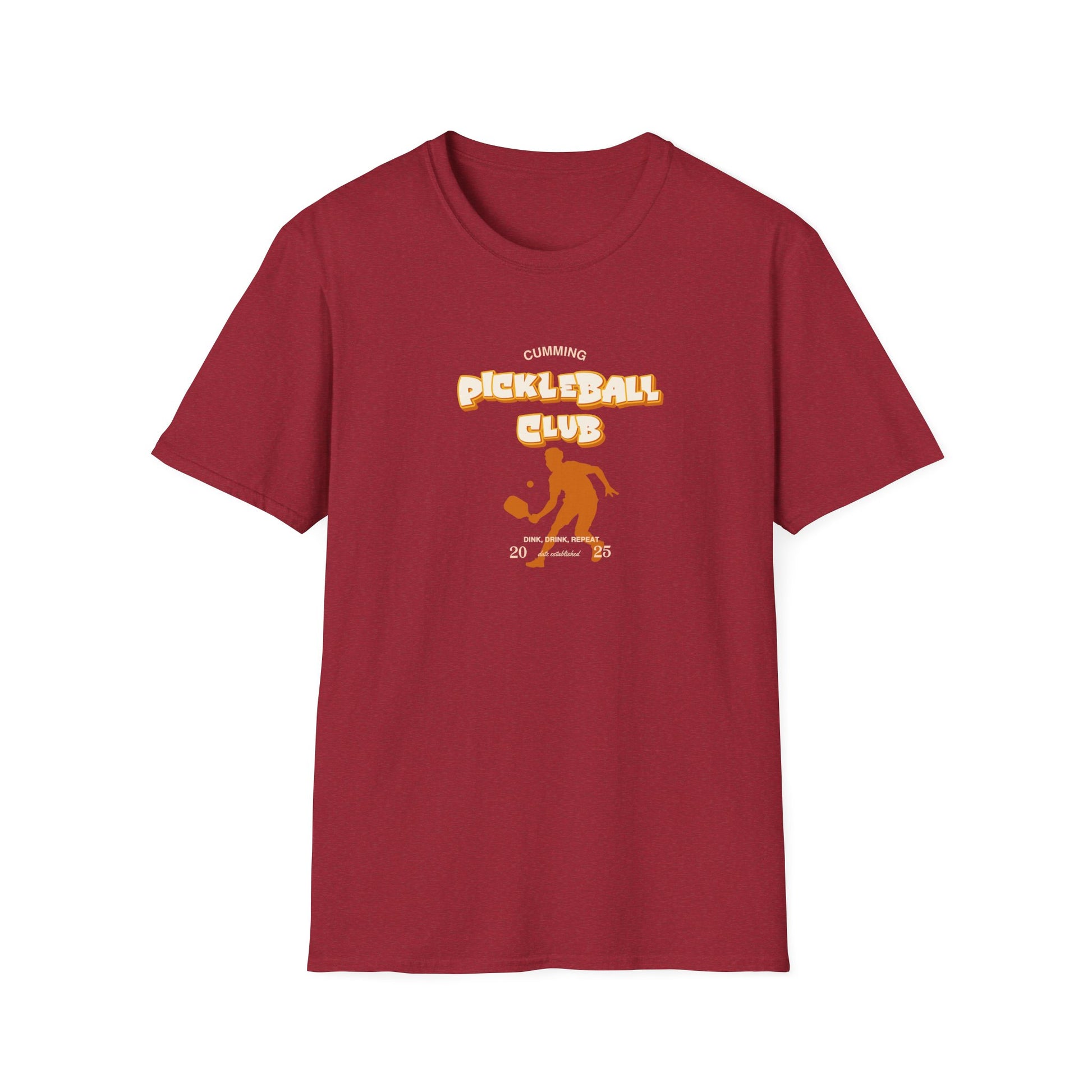 Pickleball Club Unisex Softstyle T-Shirt - Sporty & Fun Apparel for Pickleball Enthusiasts
