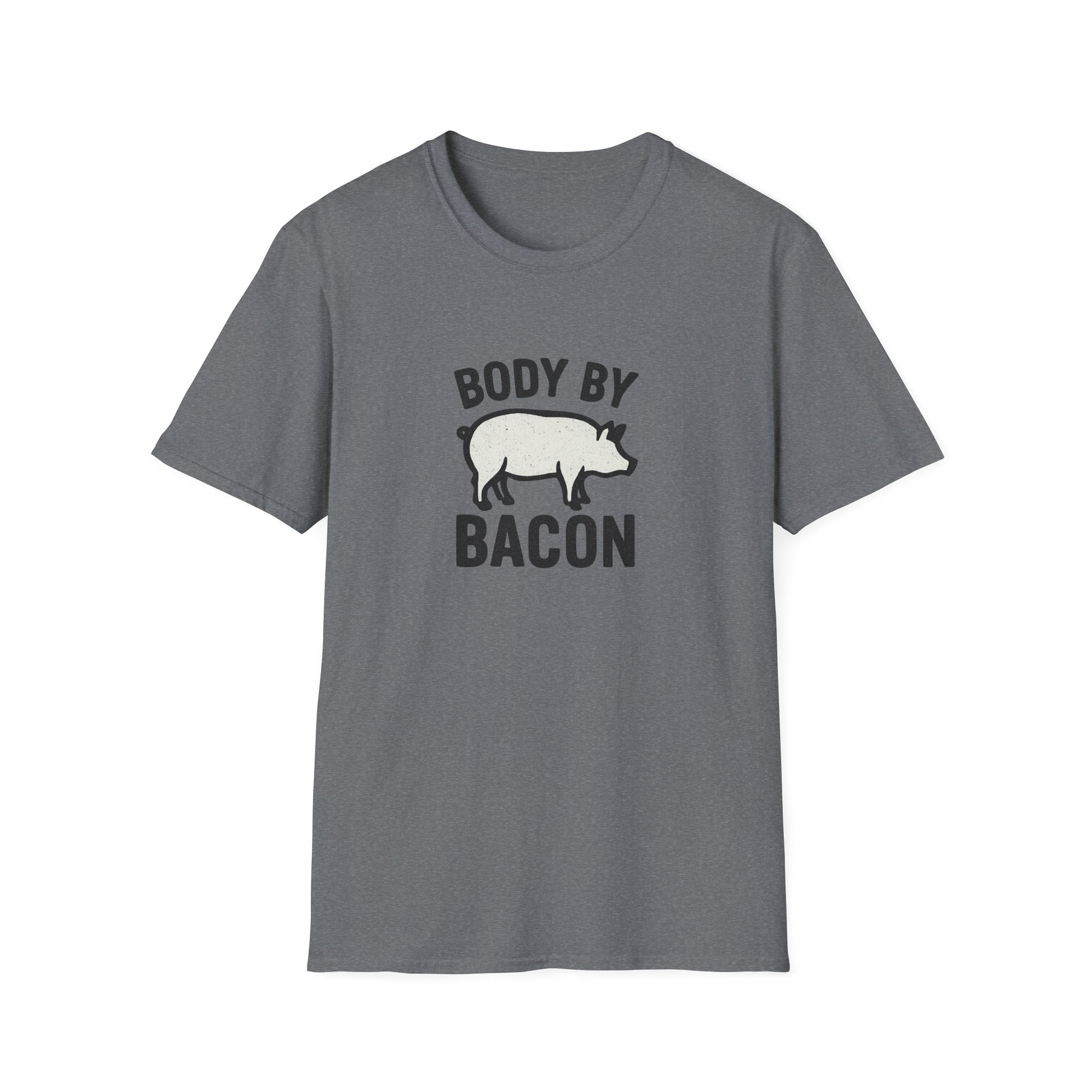 Body by Bacon Unisex T-Shirt, Casual Tee, Funny Gift, Foodie Apparel, Everyday Wear, Humor Shirt