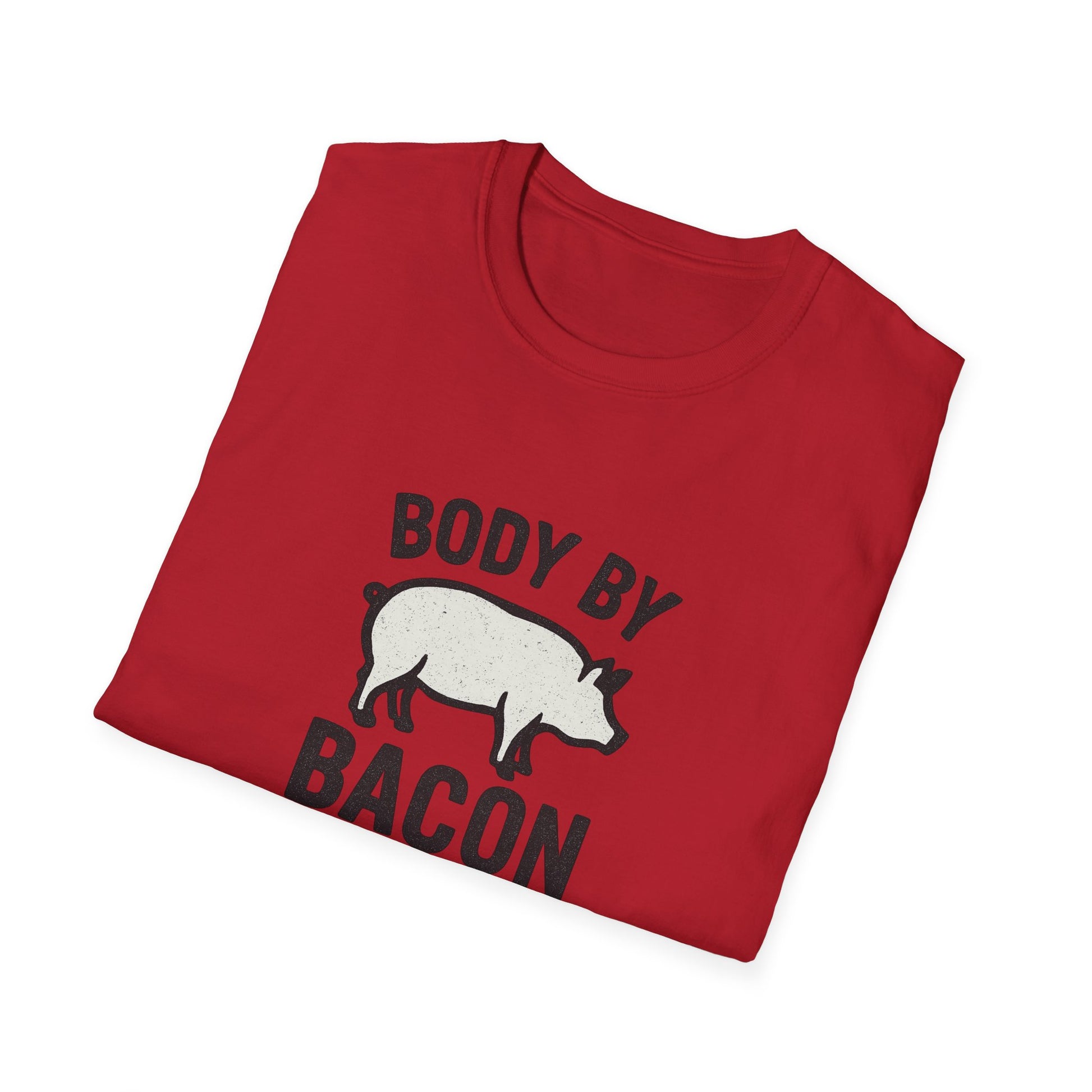 Body by Bacon Unisex T-Shirt, Casual Tee, Funny Gift, Foodie Apparel, Everyday Wear, Humor Shirt