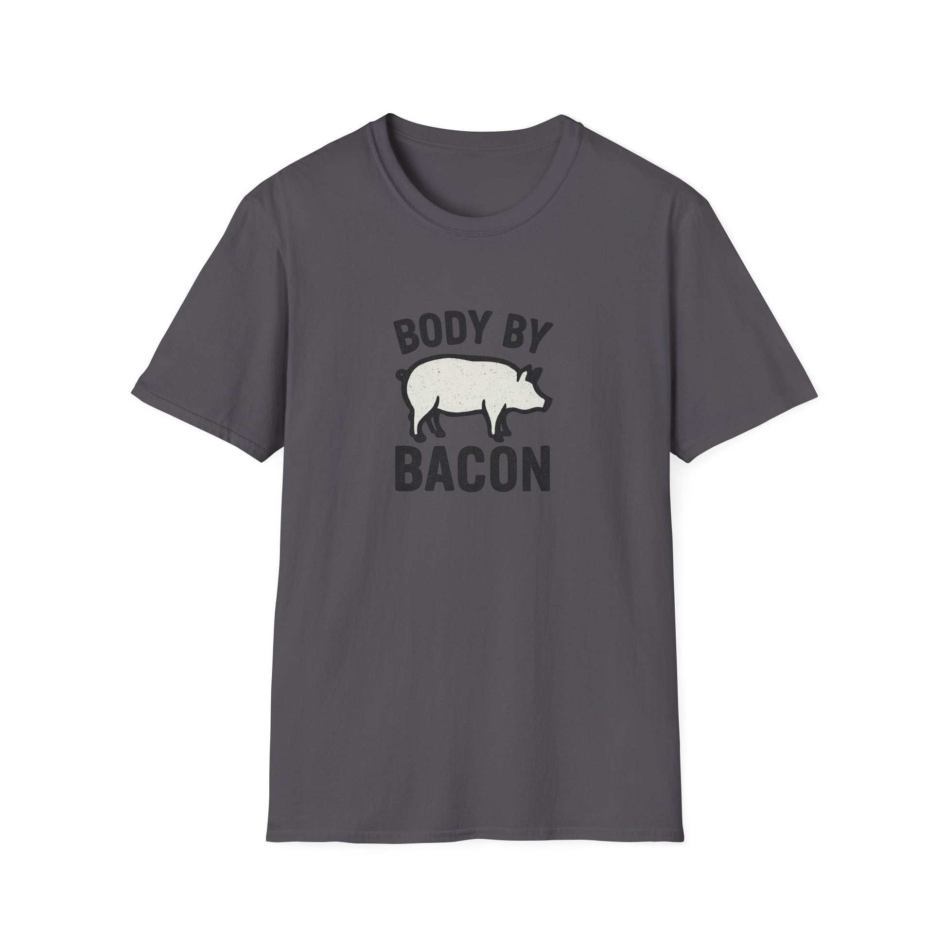 Body by Bacon Unisex T-Shirt, Casual Tee, Funny Gift, Foodie Apparel, Everyday Wear, Humor Shirt
