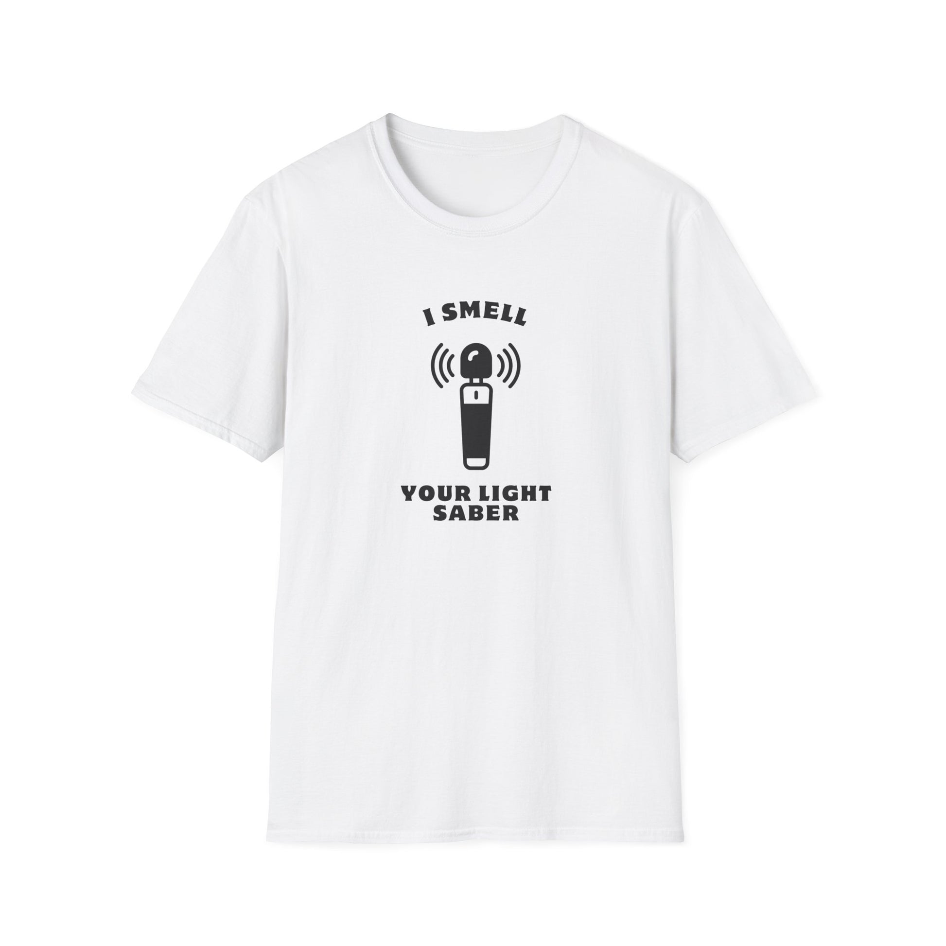 I Smell Your Light Saber Unisex T-Shirt | Fun Graphic Tee, Sci-Fi Humor Shirt, Gift for Star Wars Fans, Casual Wear, Joke Shirt