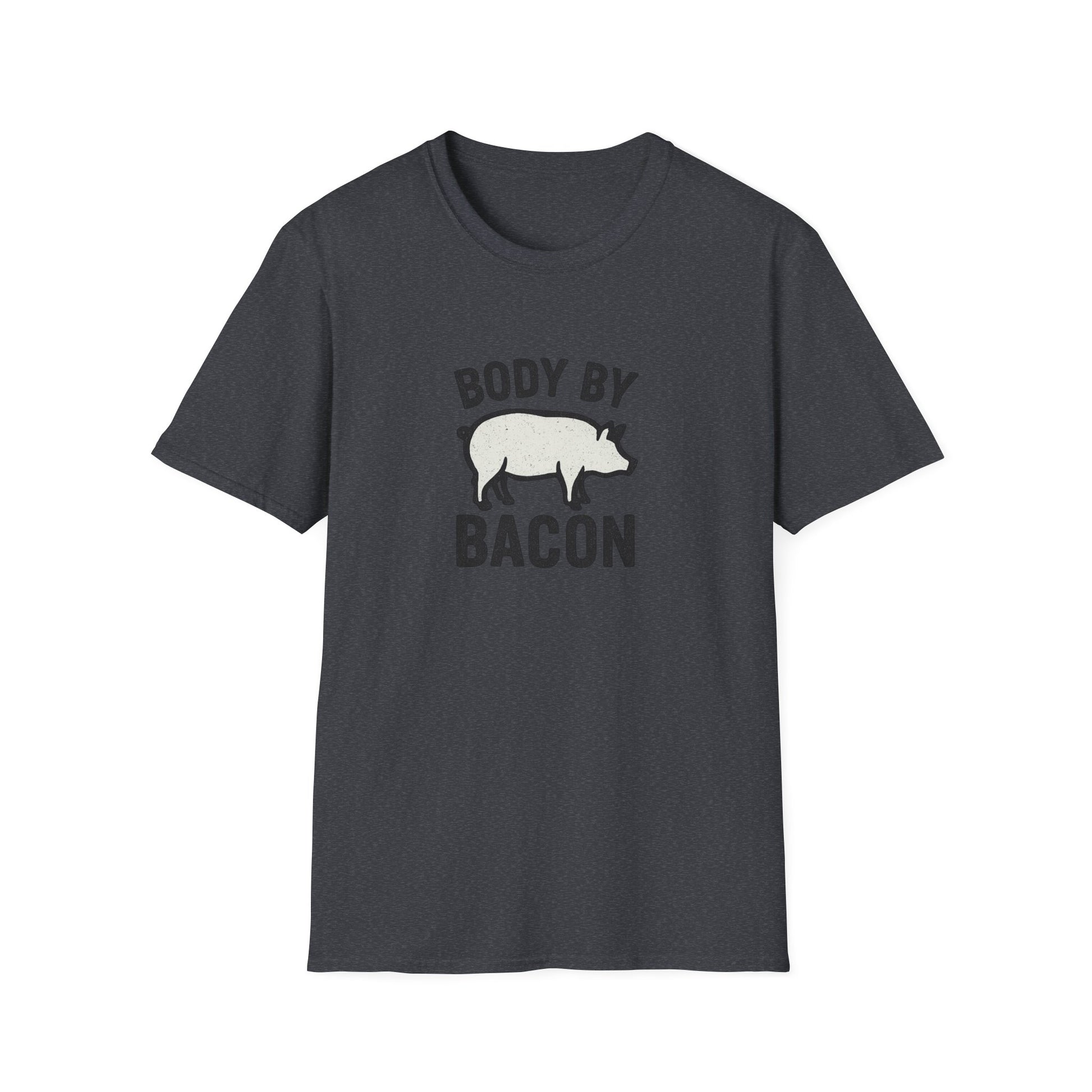 Body by Bacon Unisex T-Shirt, Casual Tee, Funny Gift, Foodie Apparel, Everyday Wear, Humor Shirt