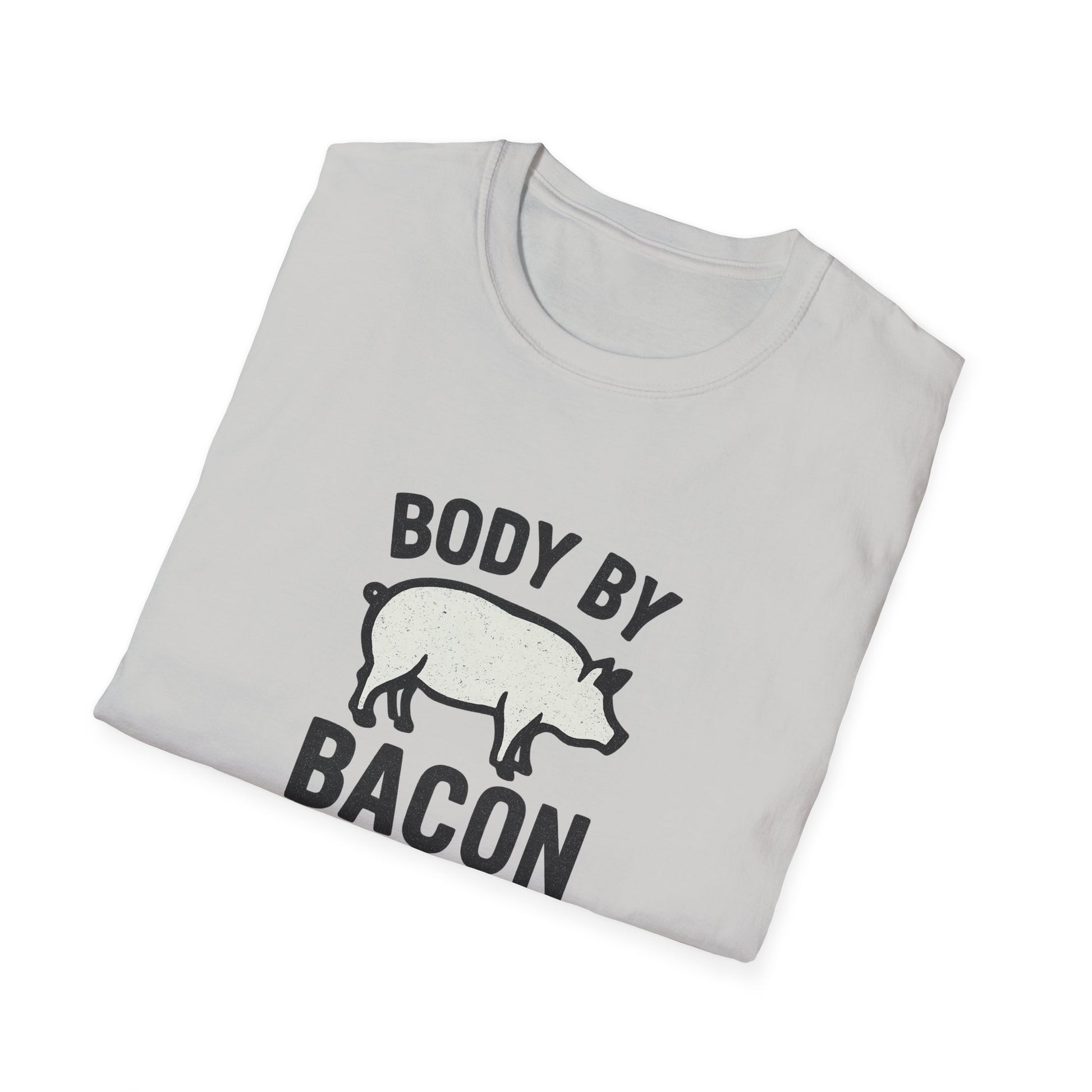 Body by Bacon Unisex T-Shirt, Casual Tee, Funny Gift, Foodie Apparel, Everyday Wear, Humor Shirt
