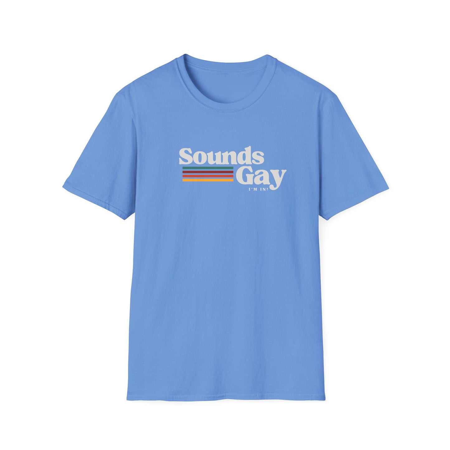 Sounds Gay Unisex Softstyle T-Shirt - Pride Apparel for LGBTQ+ Community