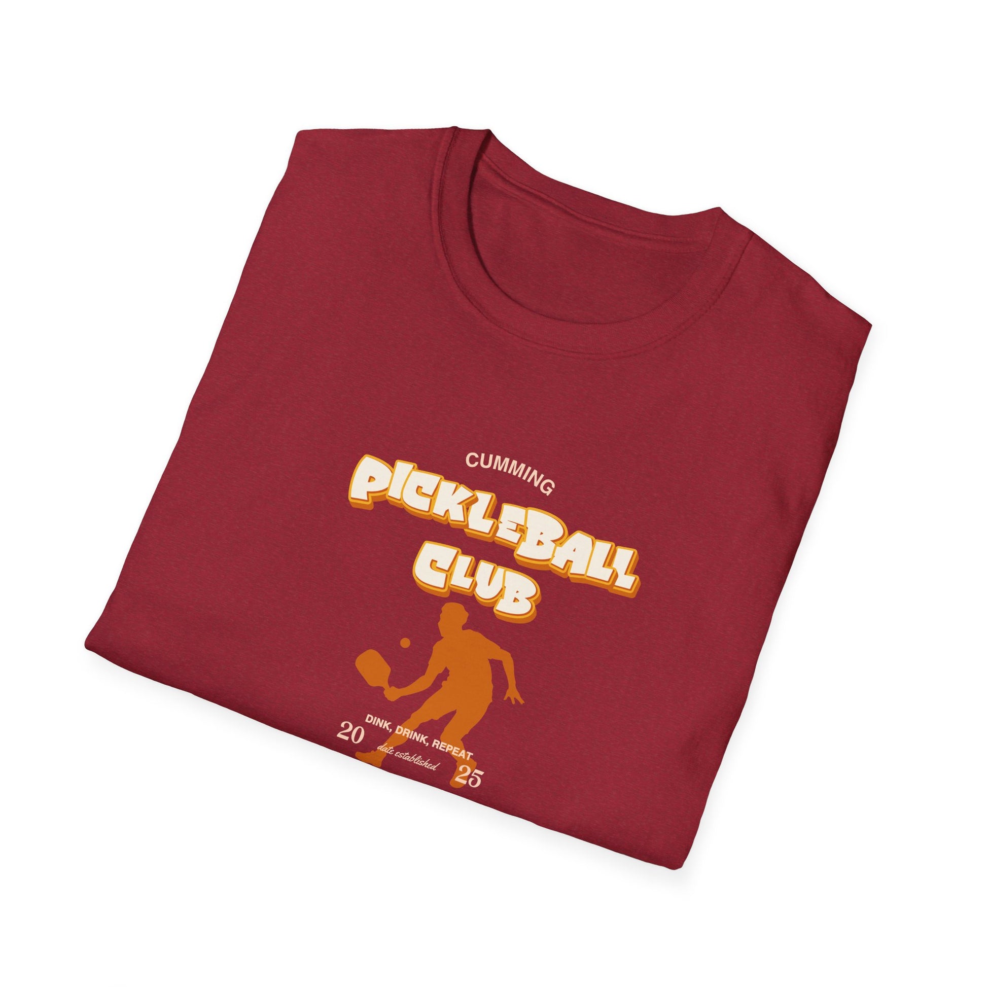 Pickleball Club Unisex Softstyle T-Shirt - Sporty & Fun Apparel for Pickleball Enthusiasts