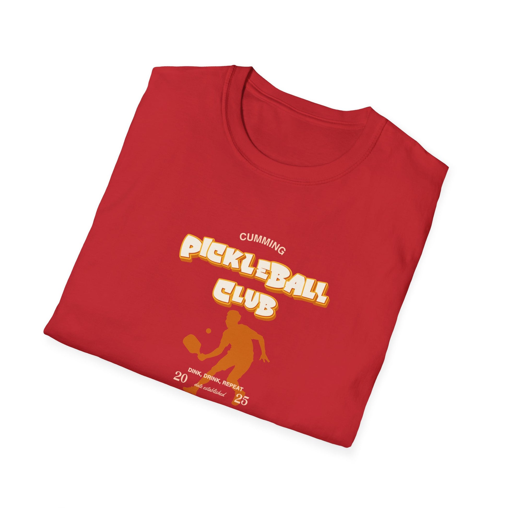 Pickleball Club Unisex Softstyle T-Shirt - Sporty & Fun Apparel for Pickleball Enthusiasts