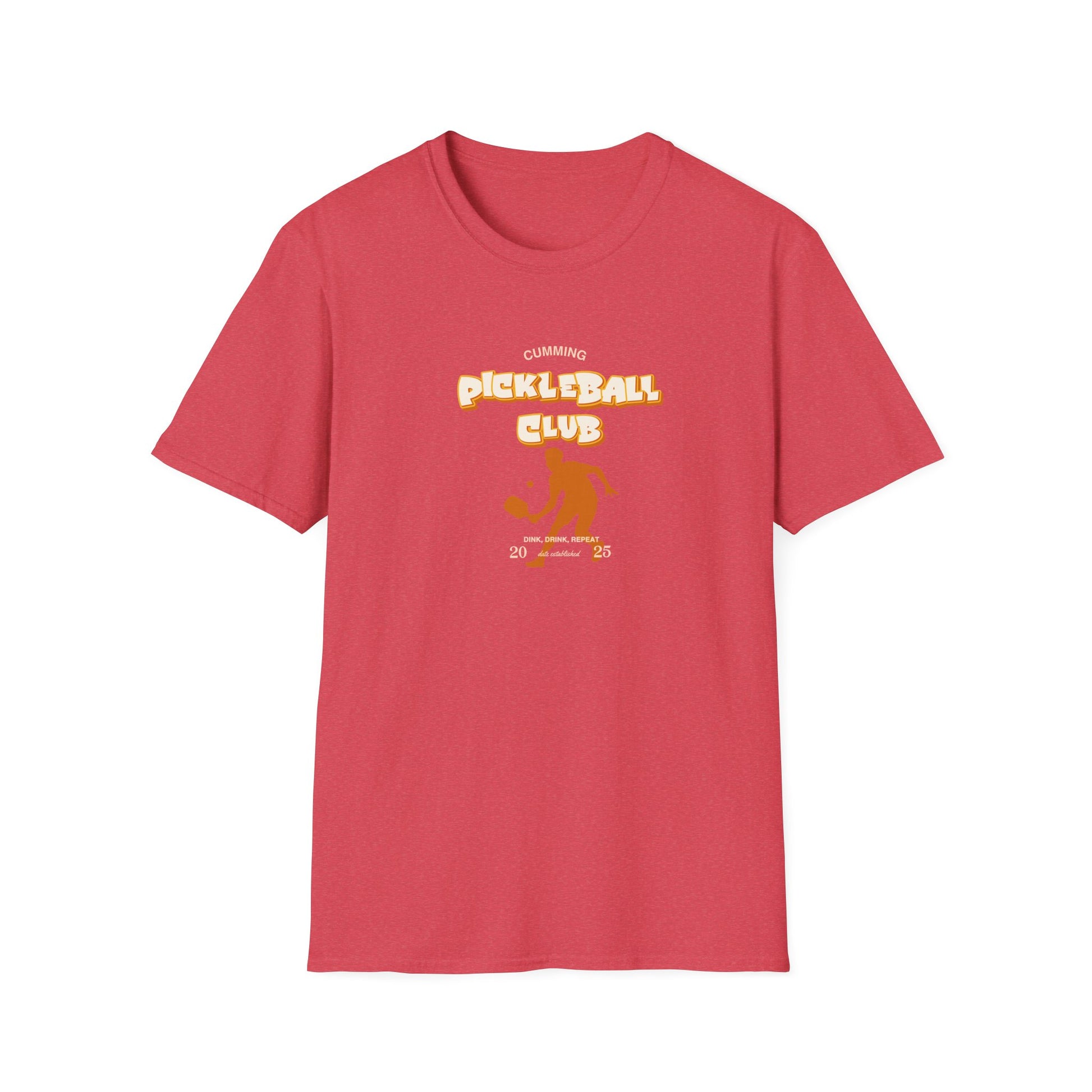 Pickleball Club Unisex Softstyle T-Shirt - Sporty & Fun Apparel for Pickleball Enthusiasts