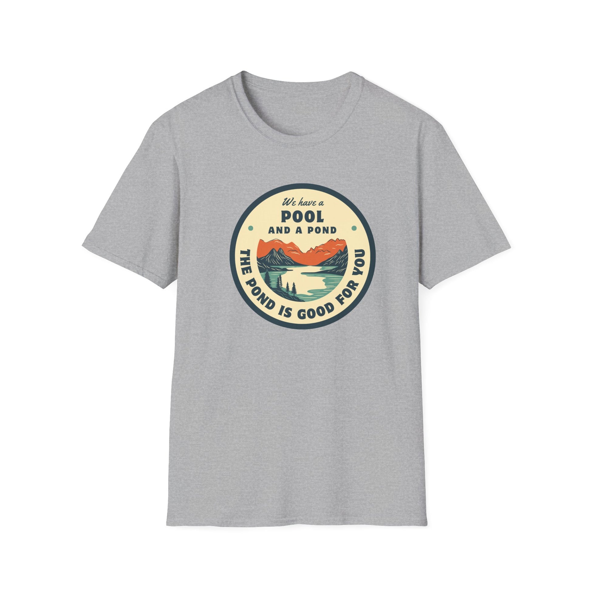 Retro Pool & Pond Adventure Unisex Softstyle T-Shirt