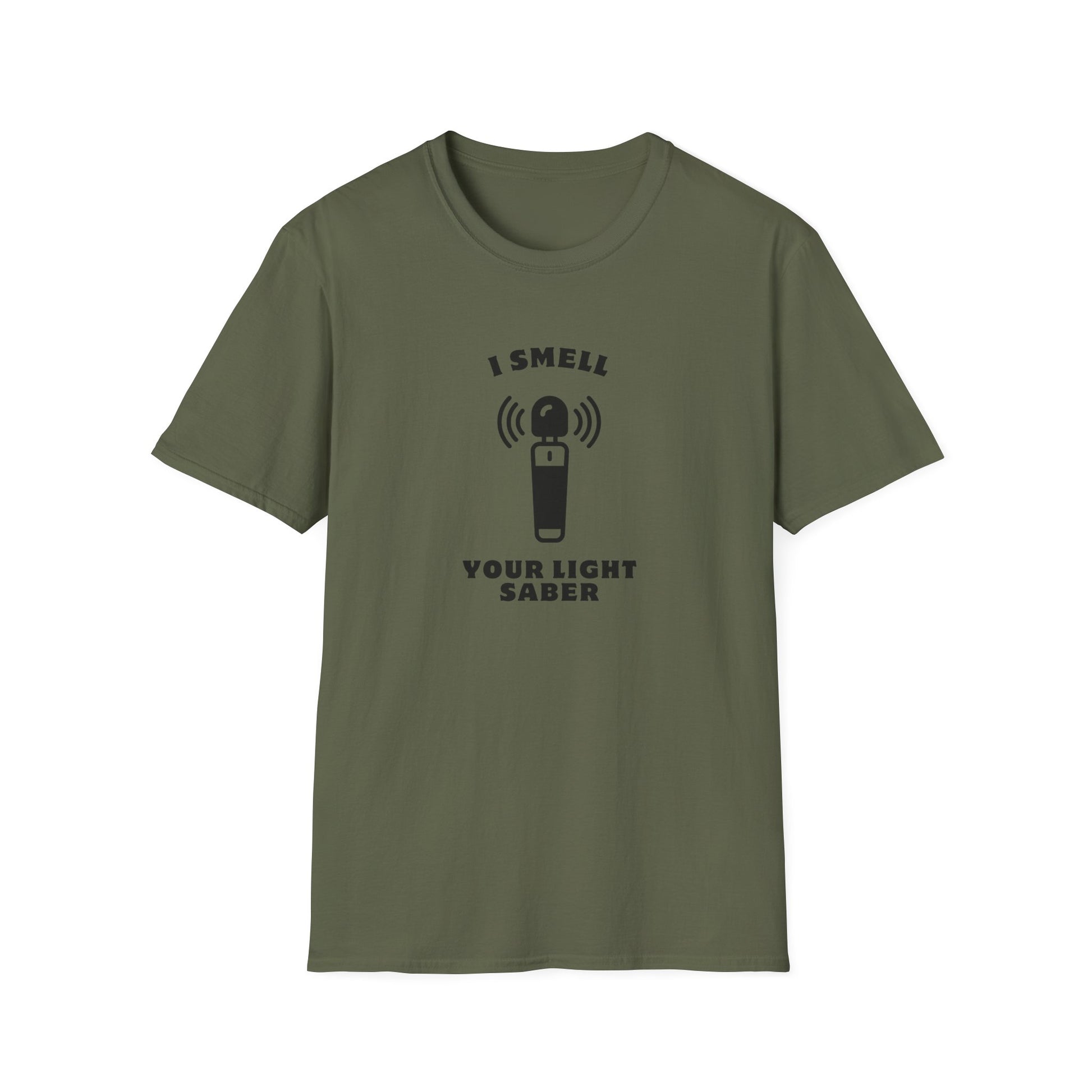 I Smell Your Light Saber Unisex T-Shirt | Fun Graphic Tee, Sci-Fi Humor Shirt, Gift for Star Wars Fans, Casual Wear, Joke Shirt