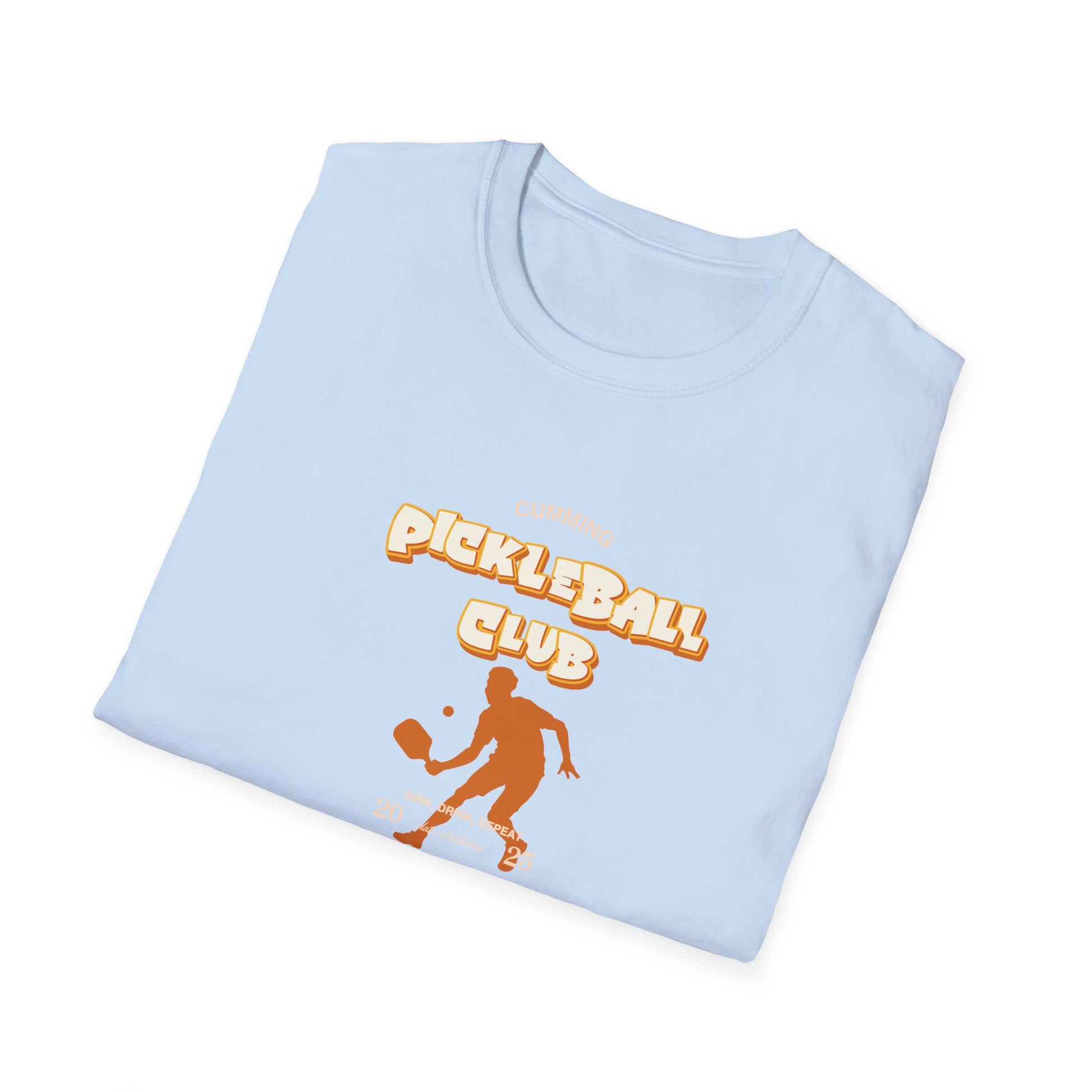 Pickleball Club Unisex Softstyle T-Shirt - Sporty & Fun Apparel for Pickleball Enthusiasts