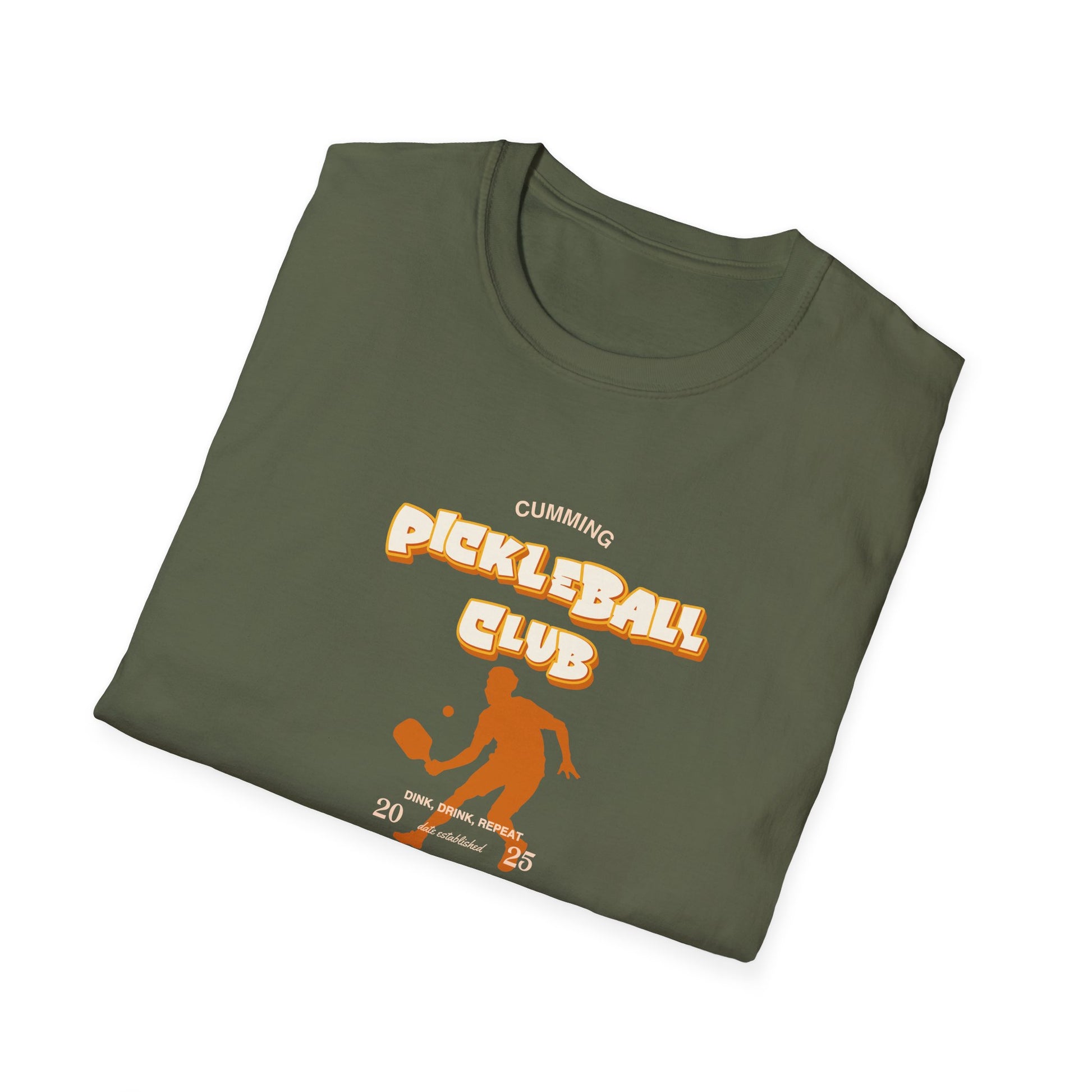 Pickleball Club Unisex Softstyle T-Shirt - Sporty & Fun Apparel for Pickleball Enthusiasts
