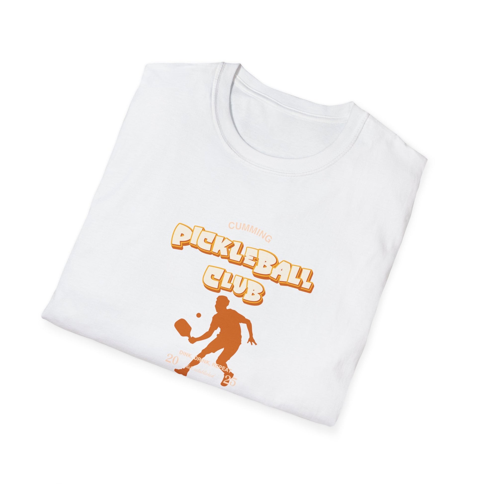 Pickleball Club Unisex Softstyle T-Shirt - Sporty & Fun Apparel for Pickleball Enthusiasts