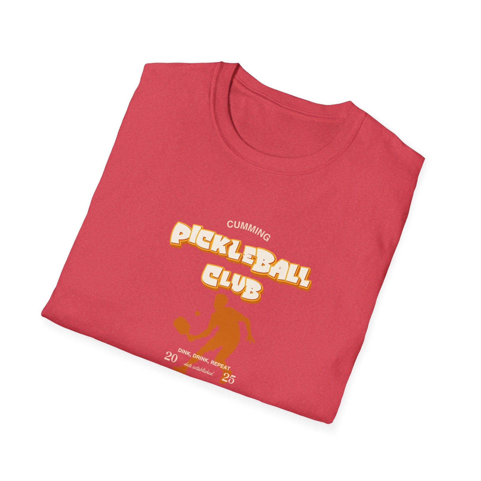 Pickleball Club Unisex Softstyle T-Shirt - Sporty & Fun Apparel for Pickleball Enthusiasts