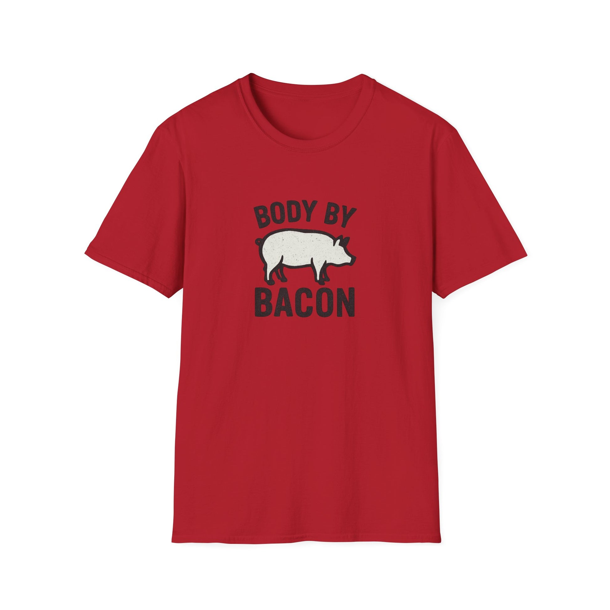Body by Bacon Unisex T-Shirt, Casual Tee, Funny Gift, Foodie Apparel, Everyday Wear, Humor Shirt
