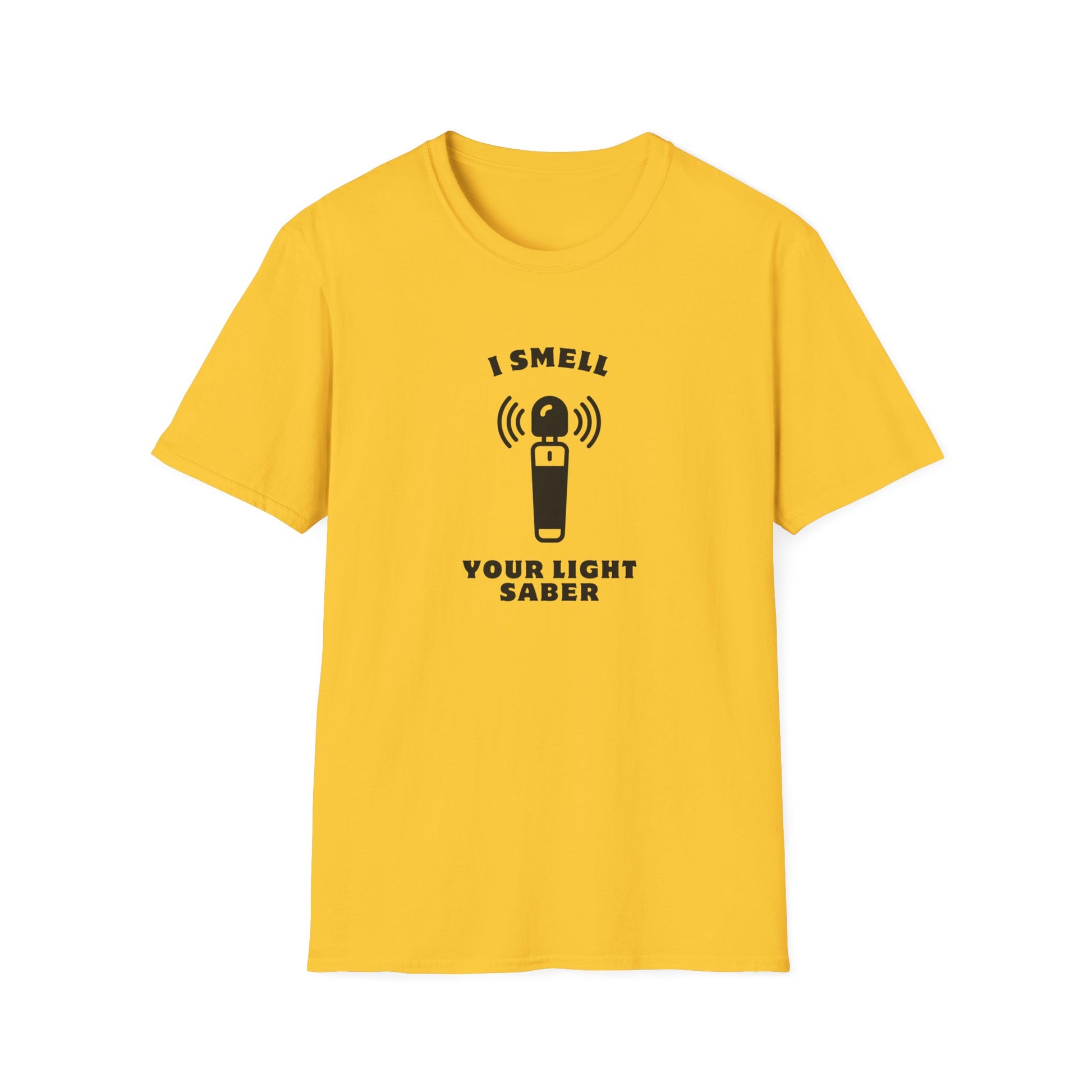 I Smell Your Light Saber Unisex T-Shirt | Fun Graphic Tee, Sci-Fi Humor Shirt, Gift for Star Wars Fans, Casual Wear, Joke Shirt