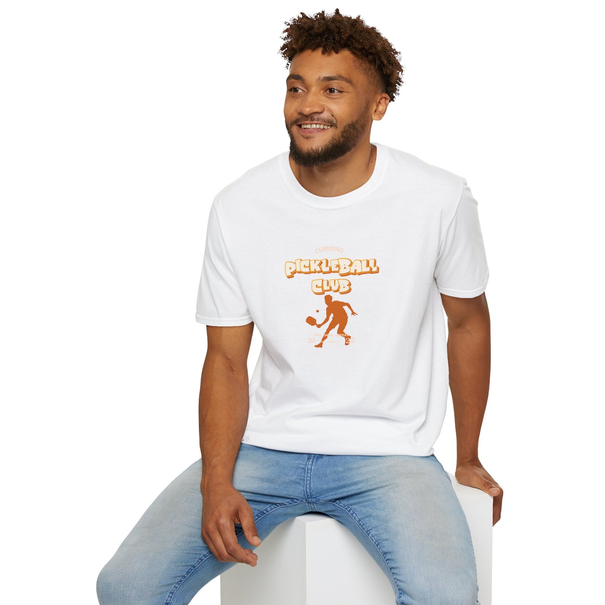 Pickleball Club Unisex Softstyle T-Shirt - Sporty & Fun Apparel for Pickleball Enthusiasts