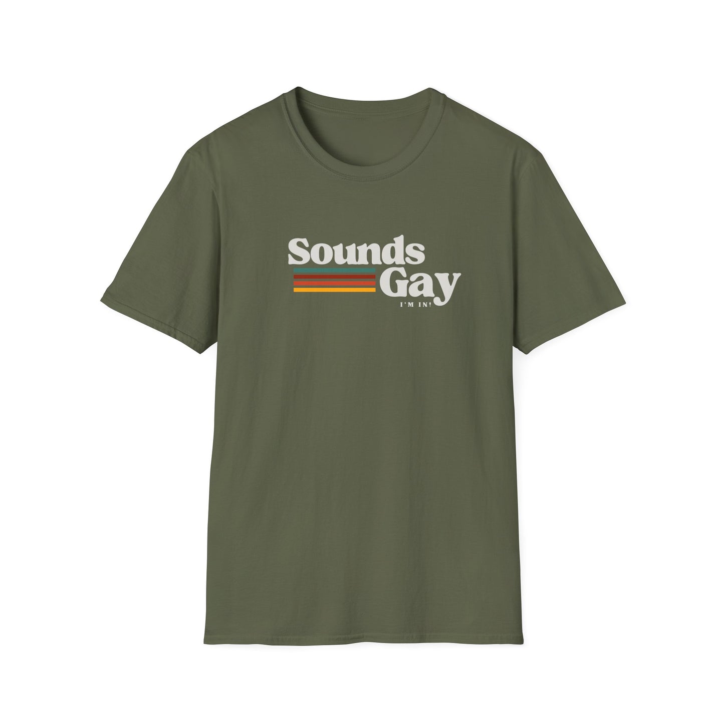 Sounds Gay Unisex Softstyle T-Shirt - Pride Apparel for LGBTQ+ Community