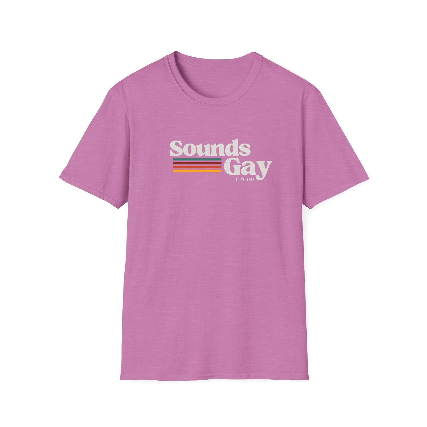 Sounds Gay Unisex Softstyle T-Shirt - Pride Apparel for LGBTQ+ Community